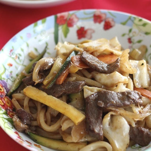 夏休みランチに！焼うどんのチャプチェ