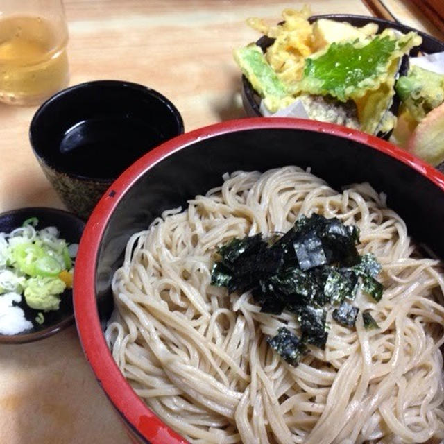 まだ夏休みに食べたものシリーズ 信州蕎麦