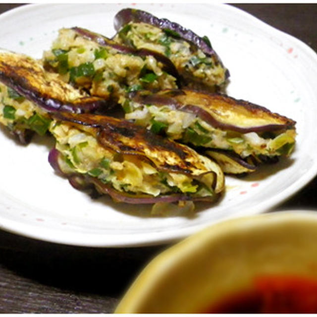 お茄子餃子で糖質オフ