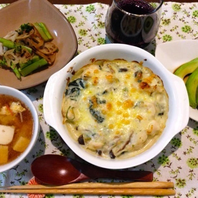 チキンドリアの晩ご飯