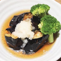暑い日に食べたい｜簡単すぎる 揚げ茄子のおろしがけ＆つの食品 こめ油