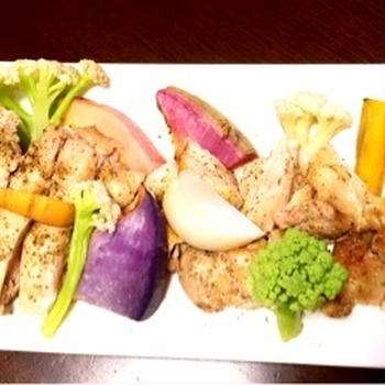 鎌倉野菜とチキンのグリル