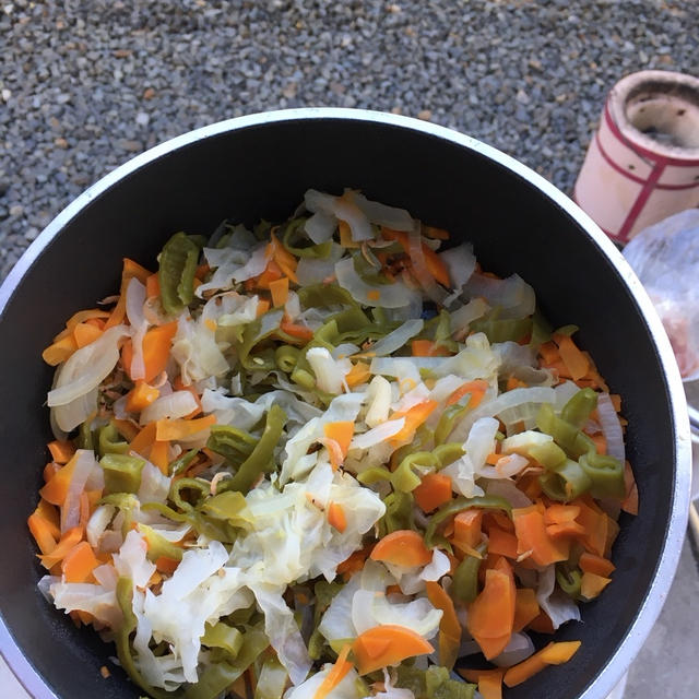 昨日は七輪♪