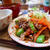 若穫りグリーンホルンの肉野菜炒め、昨日の晩ごはん#本日のおうちごはん