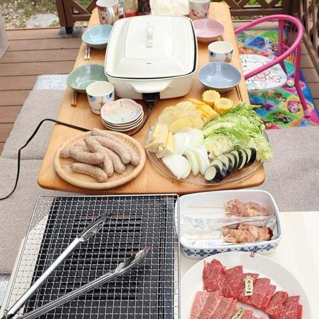 母の日はおうちバーベキュー。