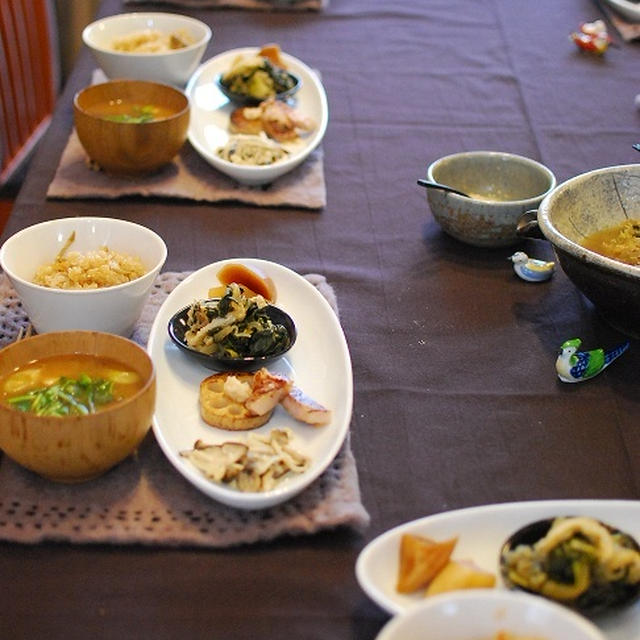 日替わりおかず　雪菜の炒め煮