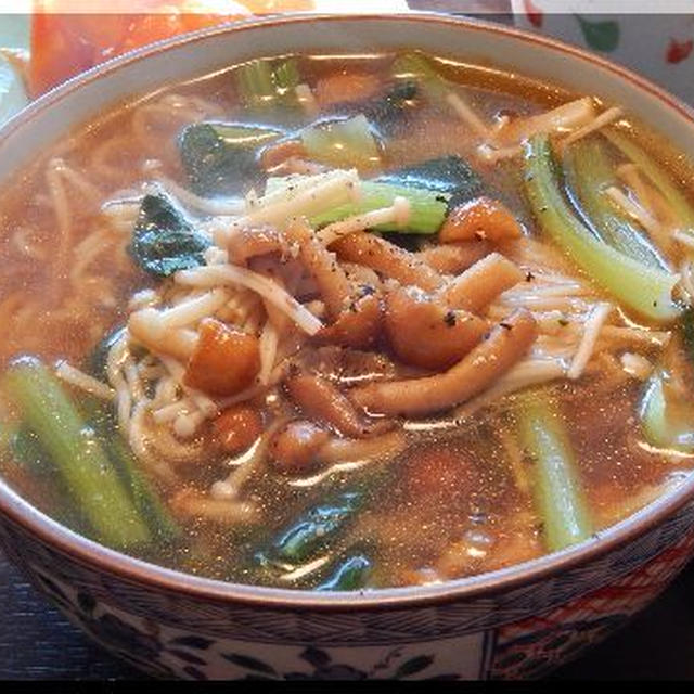 きのこあんかけラーメン