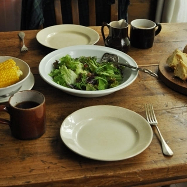 休日ブランチ（２０１５．６．１９）　と　昨日届いたファーベさんの無農薬お野菜
