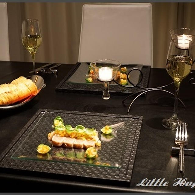 炙りマグロの春色サラダ（レシピ）