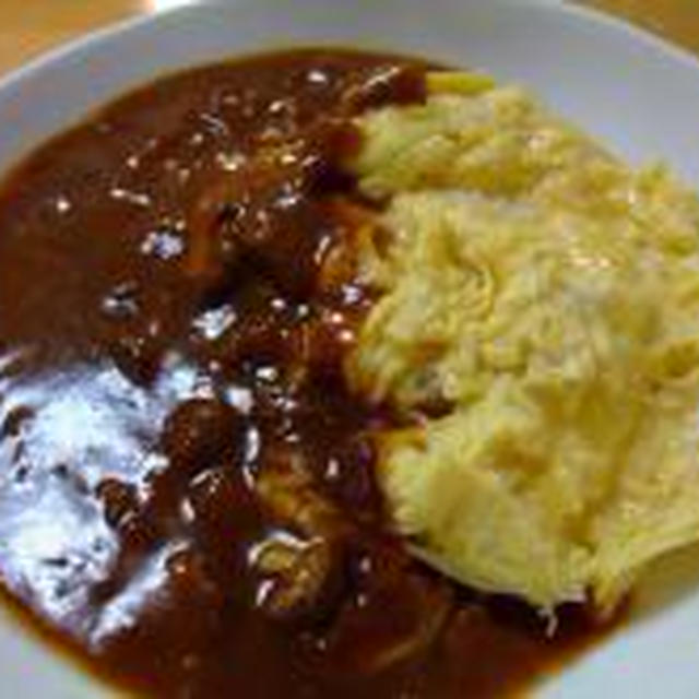 スピード料理！簡単ハヤシオムライス
