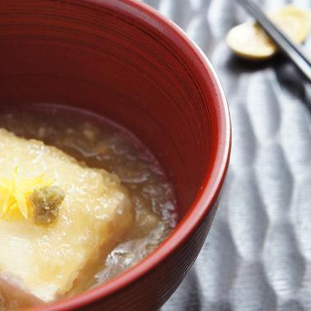 お豆腐のみぞれ煮でほっこり