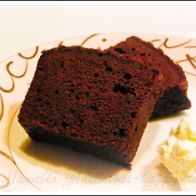 ちょい足し！チョコレートケーキ