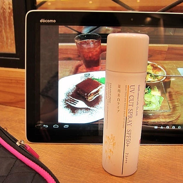 おススメ☆ドコモWi-Fiタブレット「dtab」とUVカットスプレーが手放せない♪