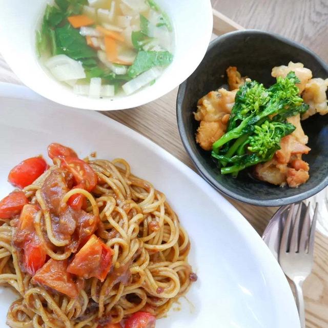 まとめて調理の手羽元煮の3食目はシンプルに、昨日の晩ごはん#私のごはん