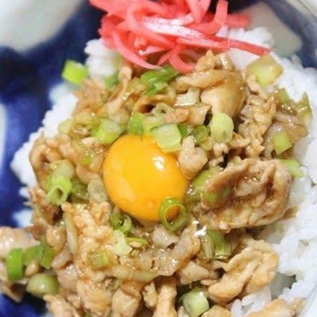 6月26日　　豚肉の たれ焼き丼