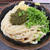 ながもぶっかけうどん。キムチ鍋