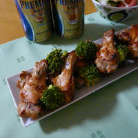 鶏手羽元のオーブン焼き～生姜醤油風味