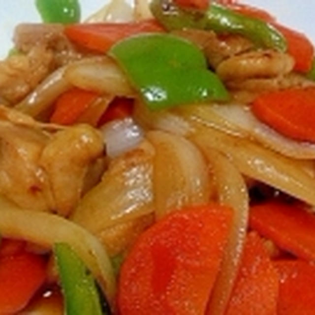 簡単にトリを食べよう☆鶏野菜オイスターソース炒め