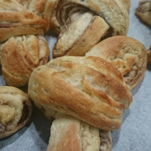 朝食！マ～ブルチョコクロワッサン