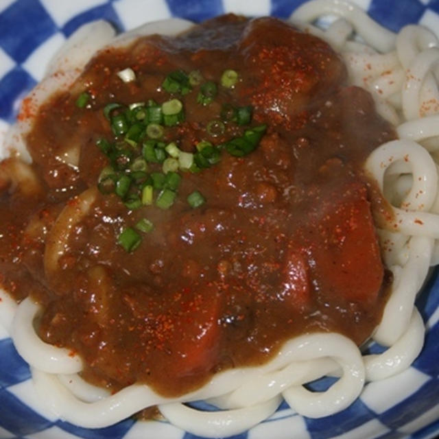 1月21日　　カレーがけうどん