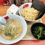醤油つけ麺を背脂変更多めで啜る 〜ほうれん草・LINEクーポン海苔5枚・山岡家〜