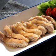 【レンチン6分で完成！】鶏のさっぱり柔らかポン酢煮