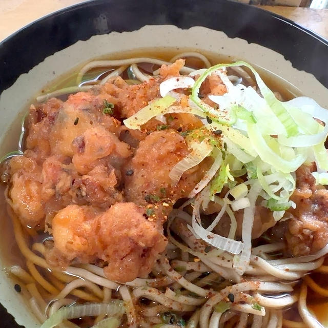 立ち蕎麦行脚「六文そば人形町天のげそ天そばダブル」