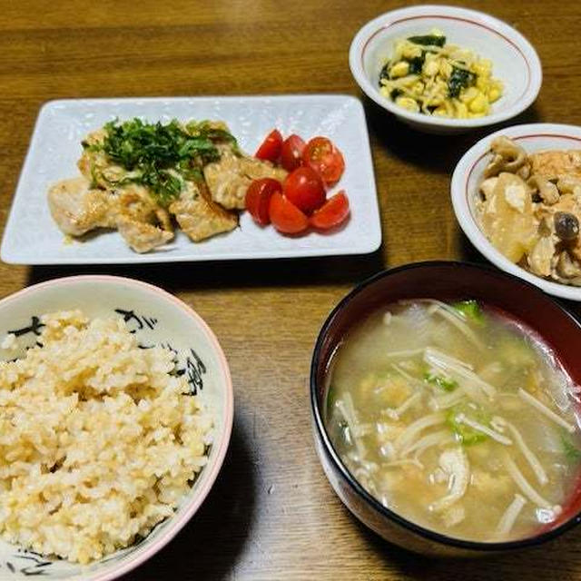よこわの照り焼きステーキ（晩御飯）