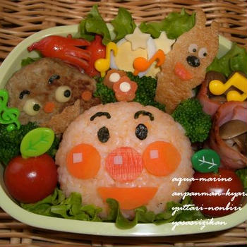 ♪元気100倍アンパンマン♪キャラ弁・息子に笑顔をありがとう♪