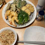 東京初日は天ぷらを揚げました
