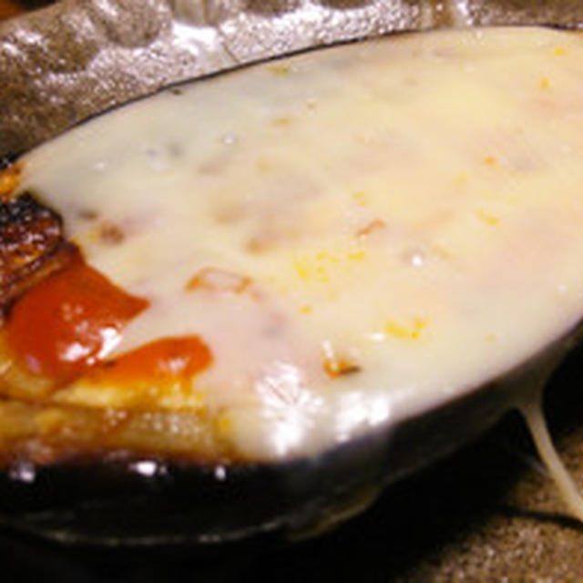 米茄子のチーズ焼き