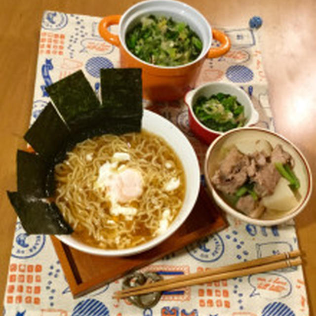 【モニター】マルちゃん正麺醤油味でマグロとカブの中華煮♡