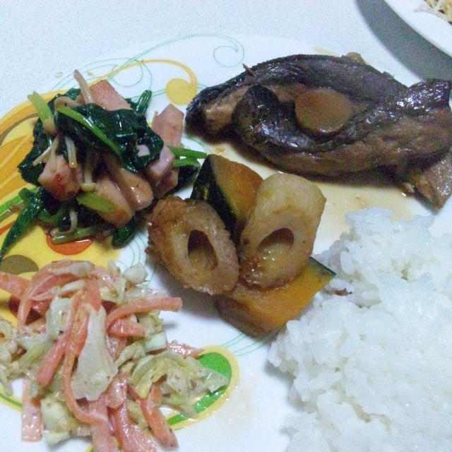 和食系プレートと朝ご飯用