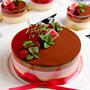 3層ムースで作るクリスマスケーキ（ホールでもカップでも）