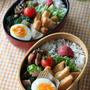 まぐろのから揚げ弁当♪