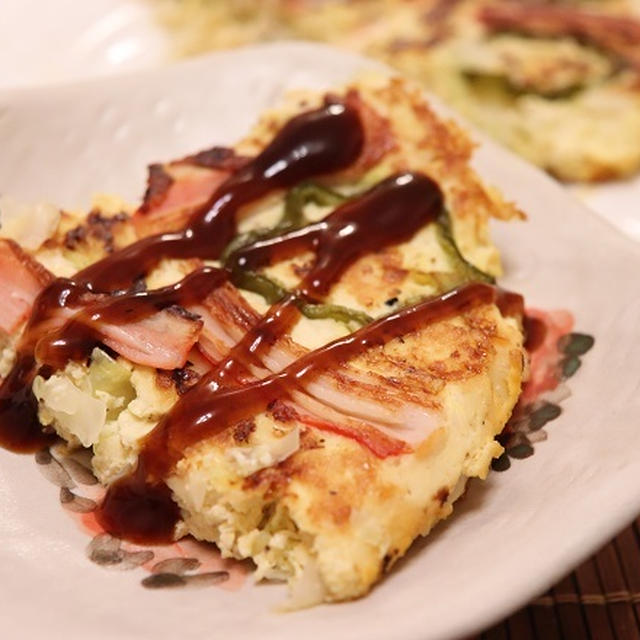 ★豆腐のお好み焼き風（ダイエット８２日目）・今日は箸の日