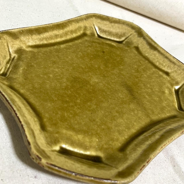 お刺身の型で作ったお皿
