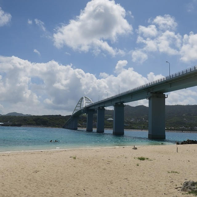 沖縄旅行part１０♪瀬底島アンチ浜海水浴