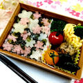 桜ちらし寿司弁当 by とまとママさん