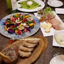 ◆グリル野菜やシャインマスカットサラダでおうちごはん♪～ゆるやか糖質制限中♪
