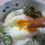 「明太子と高菜漬けの山掛け丼」