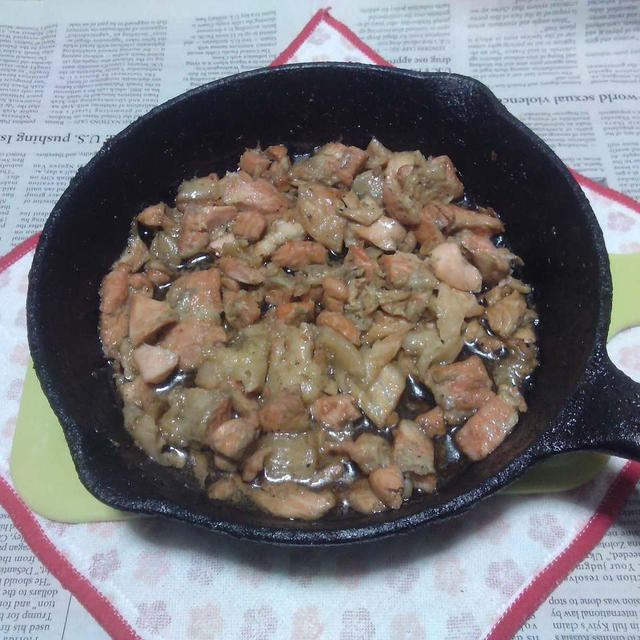 サーモントラウトのアラの焼き鮭