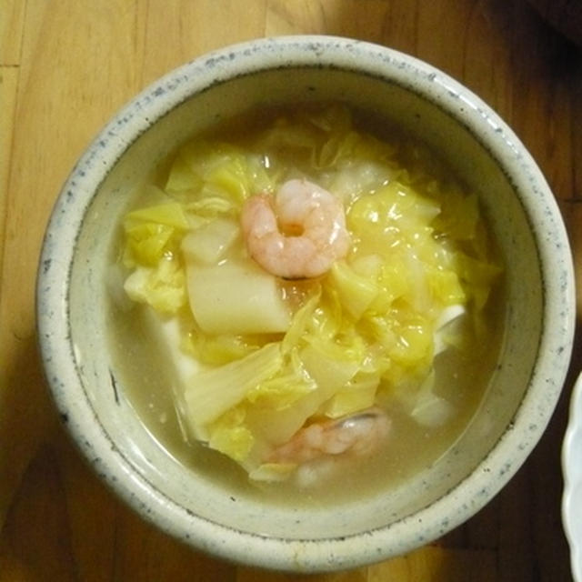 レシピブログモニタ　ハウス食品　梅味の豆腐白菜あん