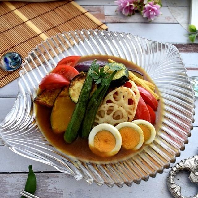 具沢山カレーそうめんとイタリアンな野菜ステック　素敵アイディアです！
