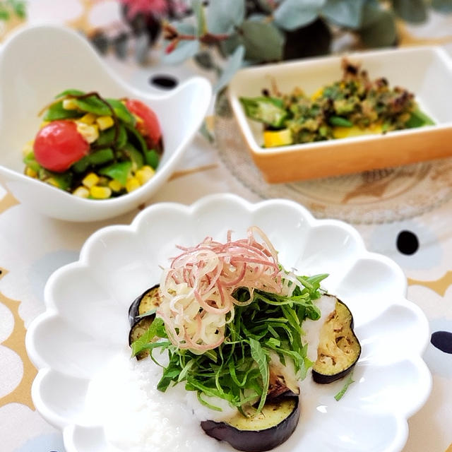 さくっと簡単♪夏の副菜３種　〜野菜と基本の調味料でビタミン&ミネラル補給〜