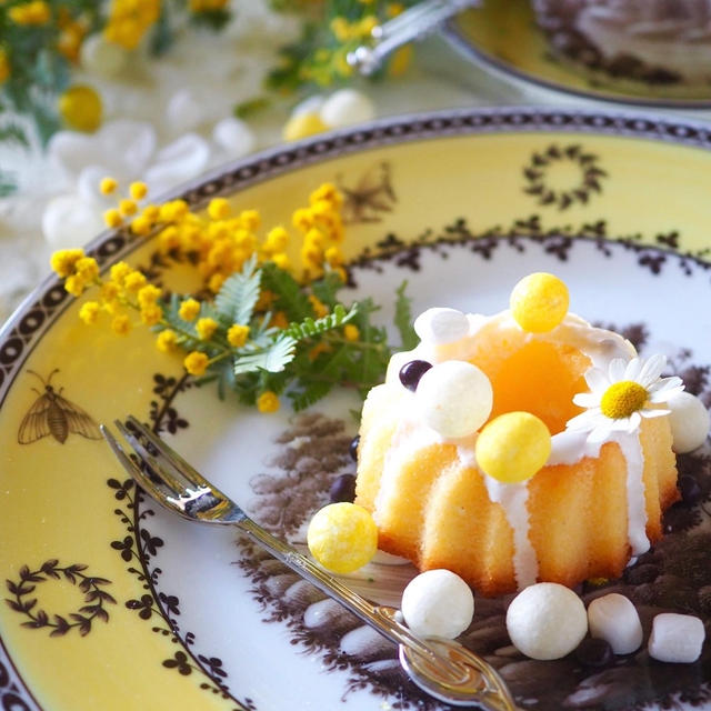【ミモザの日】ミモザの日のポワポワさわやかレモンケーキ