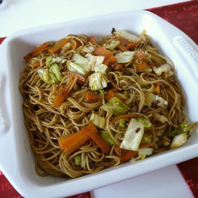 パスタde焼きそば♪