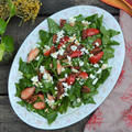 Spinach Strawberry Salad 苺とほうれん草のサラダ