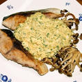 ハマチのソテータルタルのせ＆鶏胸肉とスナップエンドーのマヨ炒め