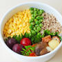 ５月２９日　水曜日　三色そぼろご飯＆わさび風味の紅白なます